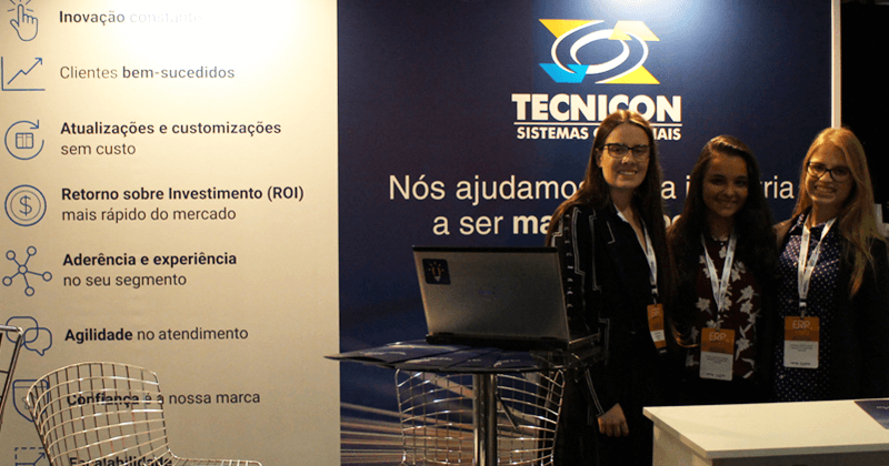 Tecnicon presente no ERP Summit